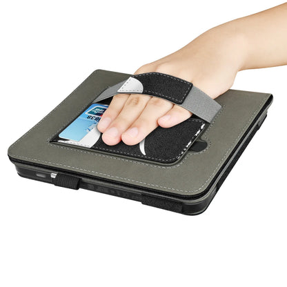 KOBO Libra 7" Leather Case – Hand Strap, Stand & Card Slot Cover for Libra Colour, Libra 2, Libra H2O (N428/N418/N873)