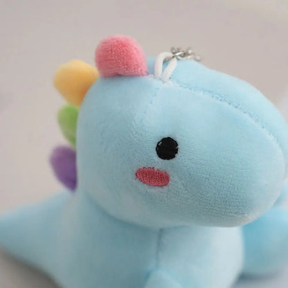 Cute Dinosaur Plush Keychain - Soft Bag Charm, Dinosaur Pendant Toy & Birthday Gift Accessory