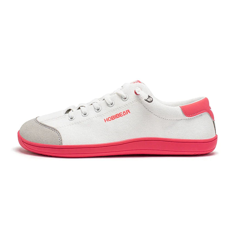 HOBIBEAR Zero Drop Barefoot Shoes – Wide Toe Minimalist Canvas Sneakers for Men & Women