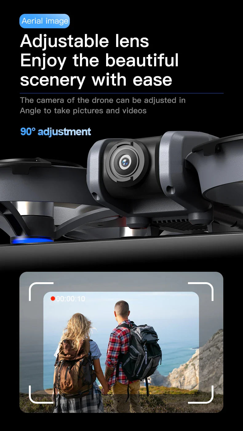 X266 Mini RC Drone – 8K HD Dual Camera, 6-Axis Headless Quadcopter with 360° Flip, Remote Control Helicopter Toy for Boys