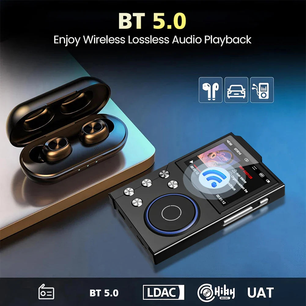 HiFi MP3 Digital Audio Player – Portable Lossless Music Player with DSD Support Up to 256GB