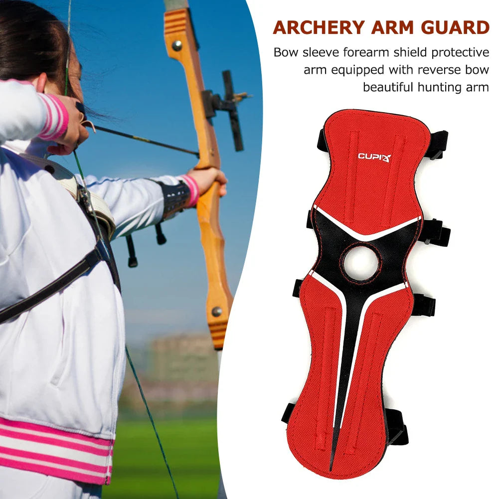 30cm/22cm Archery Arm Guard – Bow & Arrow Forearm Protector for Hunting and Outdoor Practice