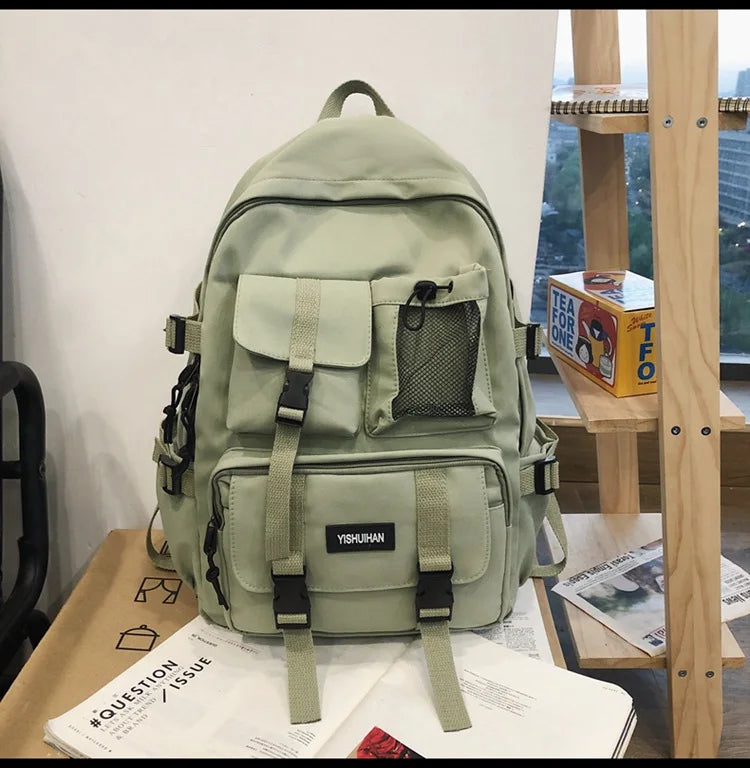 Multifunctional Teen Laptop Backpack – High-Quality Canvas School Bag for Boys & Girls