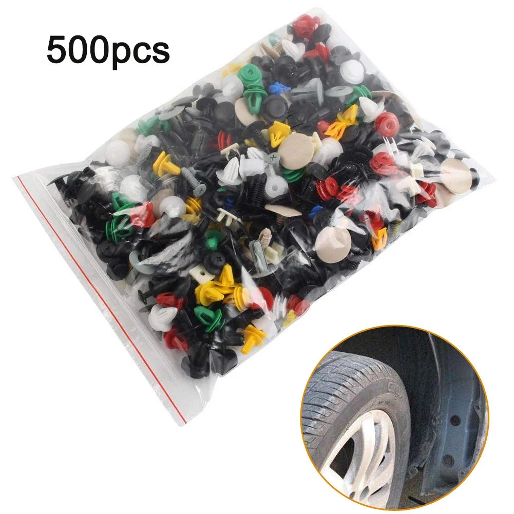 Universal Car Fastener Kit - 30 Types Auto Bumper Clips & Retainer Rivets for Vehicles