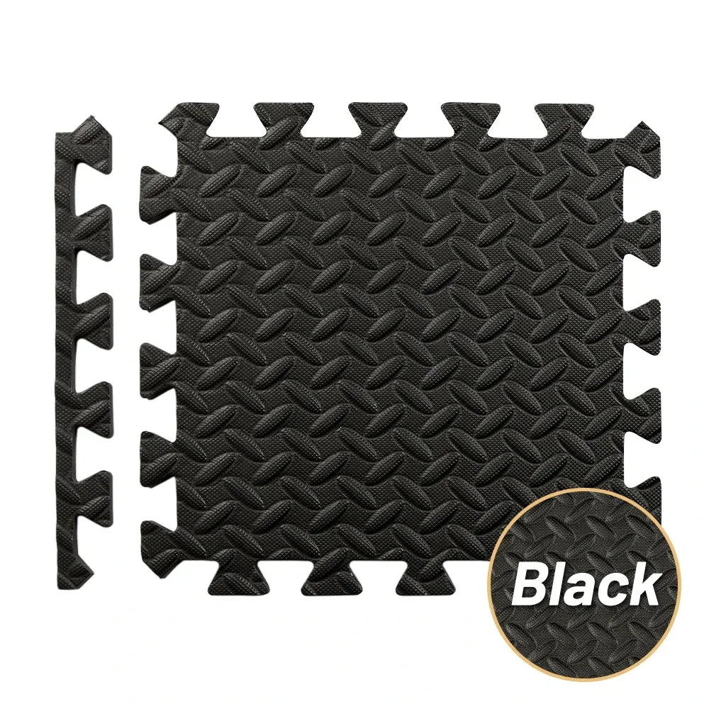 4-20PCS EVA Puzzle Fitness Mat – Interlocking Foam Floor Tiles, Non-Slip Home Gym & Kids Play Mat