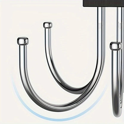 1/2 Piece Multifunctional Metal Hook – Multi-Claw Bag & Tie Storage for Scarves, Belts, and Home Organization