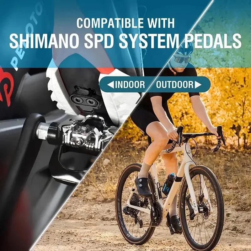 Men’s MTB Cycling Shoes — Flat Road & Trail Bike Sneakers with SPD Pedal Compatibility