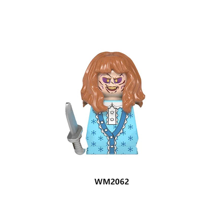 Horror Movie Action Figure Building Blocks – M3gan, Nun & Ash Terrifier Halloween Toy Gift