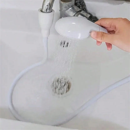 Multifunctional Faucet Shower Sprinkler with Drain Filter & Hose – Sink Wash Head, Shower Extender for Bathroom and Pet Bath Cleaning