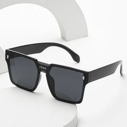 Luxury Vintage Square Sunglasses – Fashion Designer UV400 Sunshade Eyewear for Women & Men