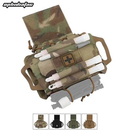 OphidianTac Outdoor First Aid Bag – Rapid Deployment Medium IFAK MOLLE Medical Pouch for Hunting Vest Accessories