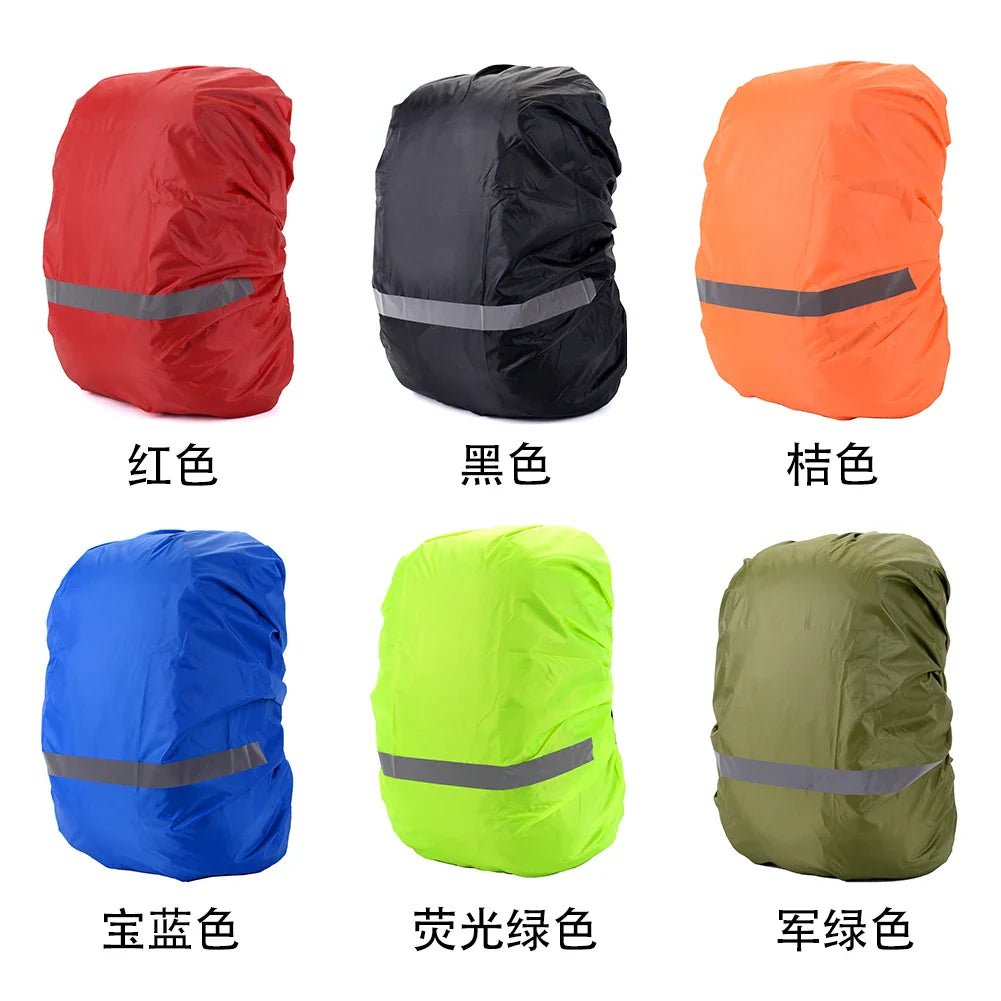8-70L Reflective Backpack Rain Cover – Waterproof Outdoor Cover for Cycling, Hiking & Climbing Rucksack