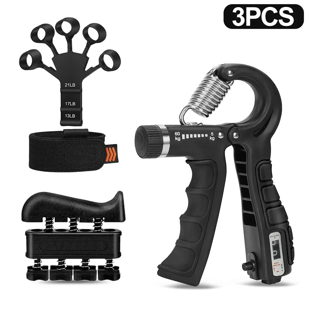 Adjustable 5–60Kg Heavy Hand Gripper – Fitness Hand Exerciser & Wrist Strengthener for Finger Training and Recovery