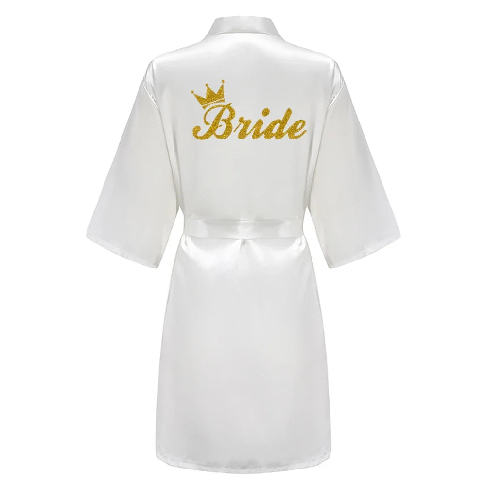 Plus Size Satin Silk Robe for Women - Wedding Bride Bridesmaid Bathrobe Sleepwear in Sage Green