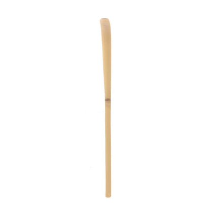 Small Bamboo Tea Sticks – Matcha Spoon, Black Bamboo Wood Tea Shells Leaf Spatula, Handmade Spice Kitchen Tool Teaware