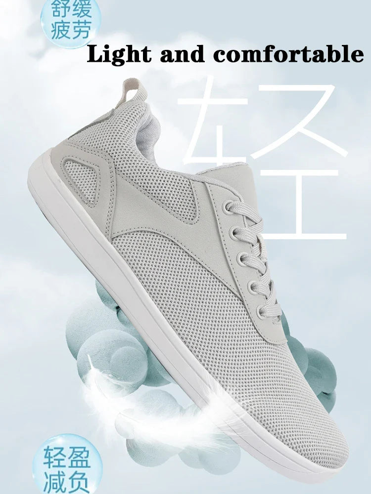 Men’s Minimalist Barefoot Walking Shoes – Breathable Wide Sports Sneakers for Gym, Office & Leisure