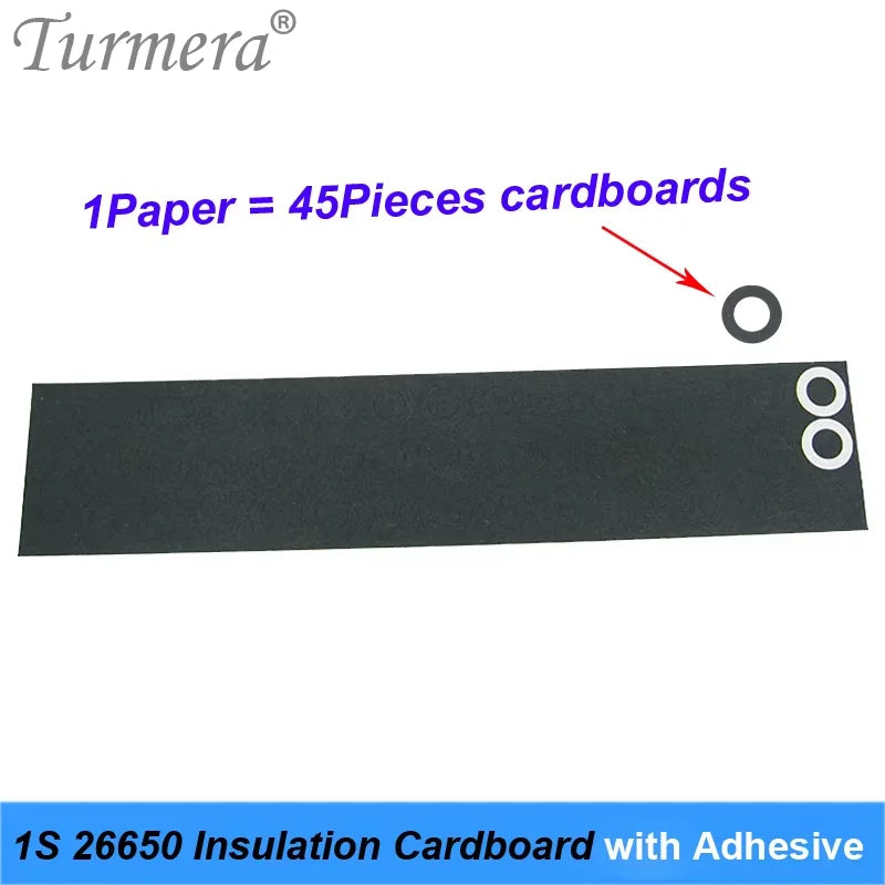 1M 18650 Battery Insulation Gasket Paper – 120mm Li-ion Cell Insulating Pads 0.2mm Thickness Protection Sheets