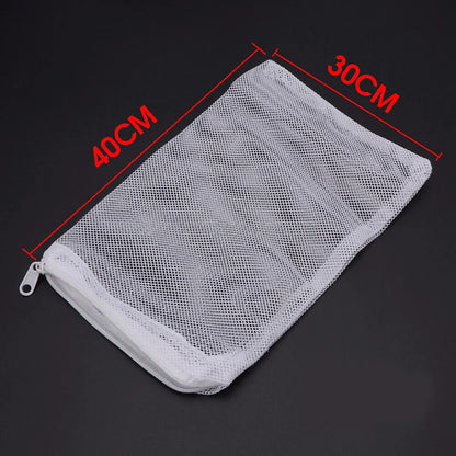 5/10Pcs Reusable Aquarium Filter Media Bags – Fine Mesh Zipper Bags for Freshwater & Saltwater Fish Tanks