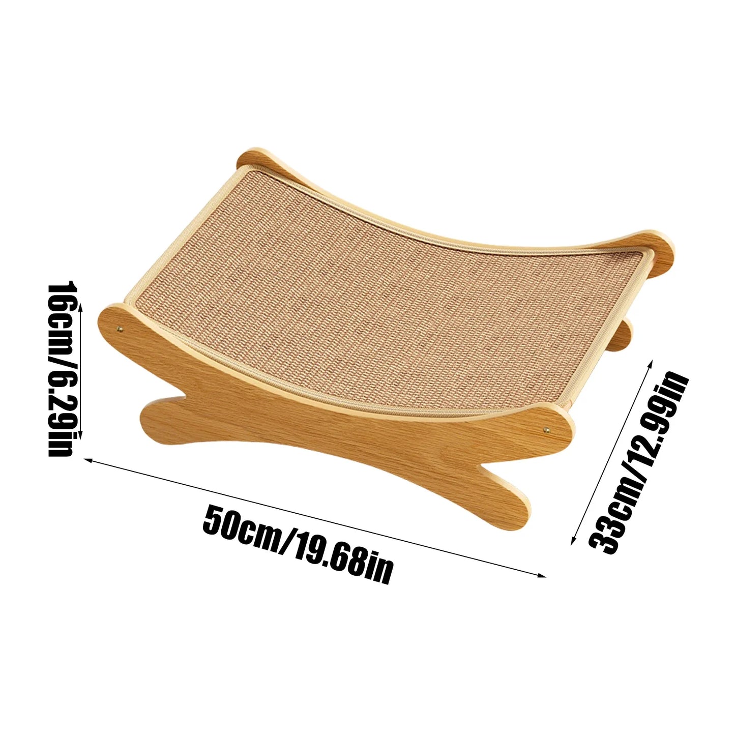 Sisal Cat Scratching Pad & Bed – Reusable Scratch Nest for Sleeping, Playing & Claw Grinding, Suitable for Small, Medium & Large Cats