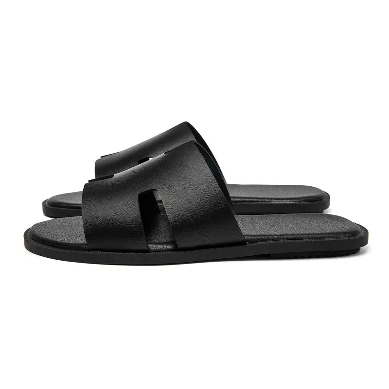 Men's Non-Slip Casual Sandals - Lightweight Wear-Resistant Daily Bathroom & Outdoor Cool Slippers