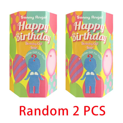 New Sonny Angel Blind Box – Birthday Series Animal Anime Figures, Cute Desktop & Car Ornaments, Christmas Gift