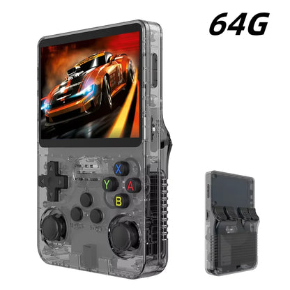 BOYHOM R36S Retro Handheld Game Console – 3.5" IPS, Linux ARKOS, Dual-RAM, 15,000+ Games, 64GB/128GB Portable Pocket Player