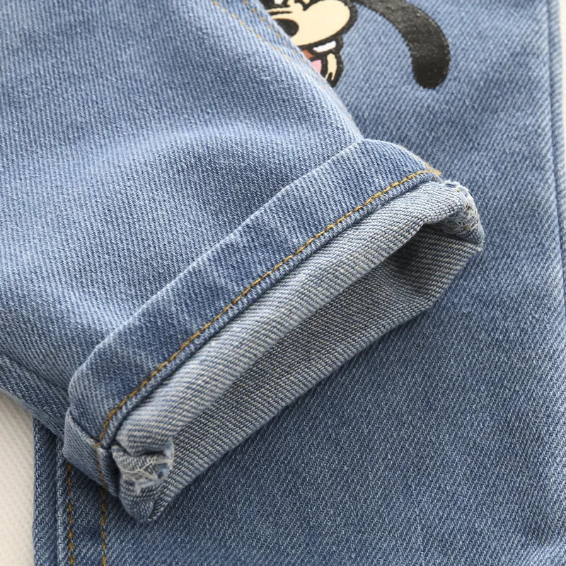 Autumn Children Clothing Set – Toddler Boys Mickey Mouse Top & Pants, 2-6 Years Kids Sports Suit
