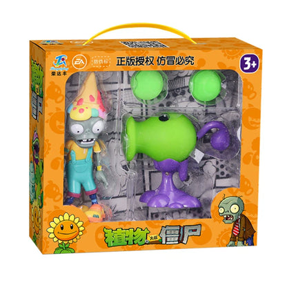 Plants vs Zombies 2 Toy Figure Set – Mechanical Shark & Wild West Gargantuar Game Character Collectible Gift