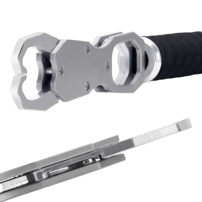 SAMOLLA Aluminum Fishing Grip Pliers - 18KG Spring Scale 360° Rotating Adjustable Fish Grabber Tool
