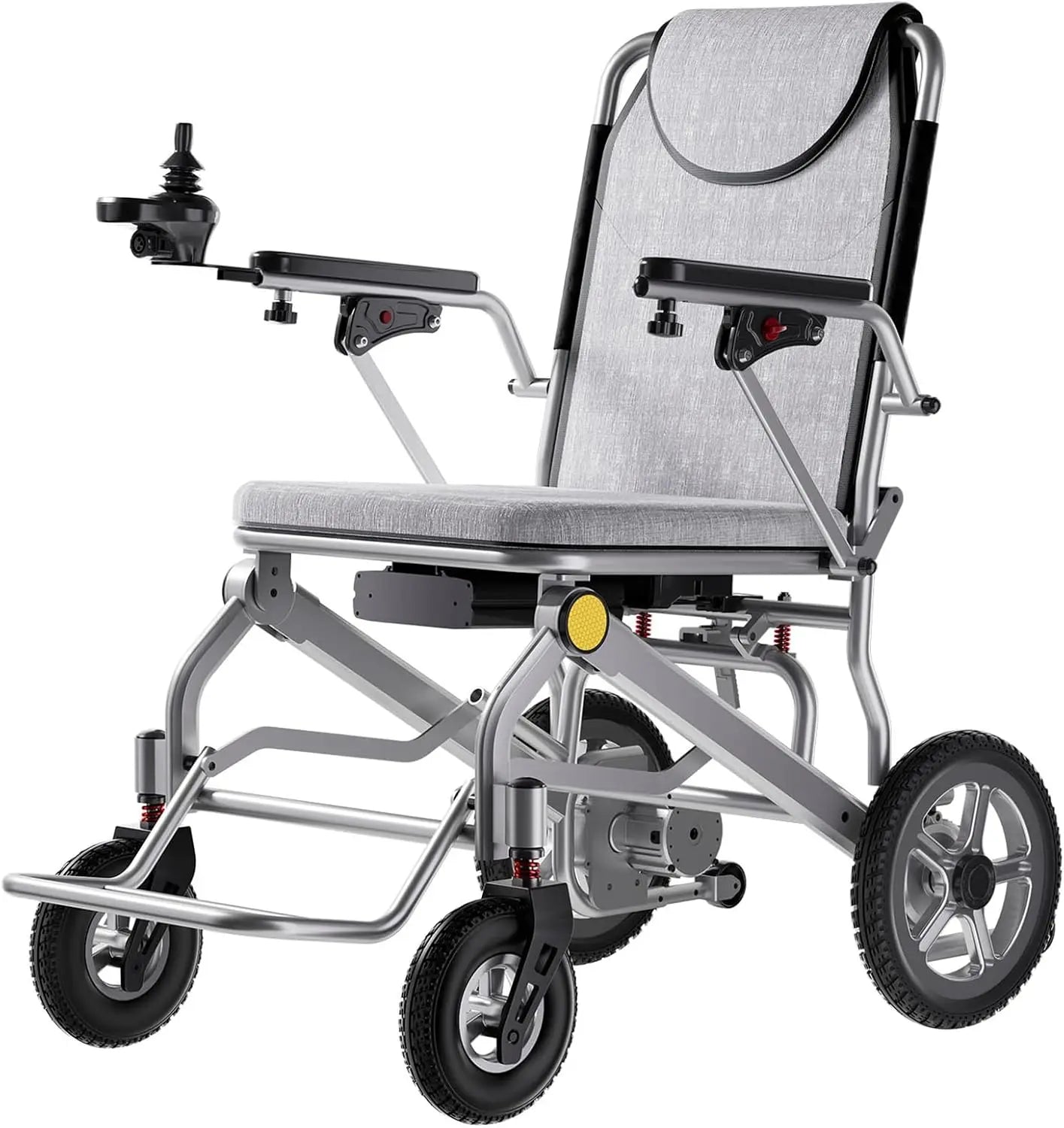 Foldable Electric Wheelchair for Adults — Intelligent Power Wheelchair with 15 Mile Long Range
