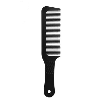 Professional Salon Hair Clipper Accessory – Flat Head Cut Comb, Anti-Static, Wide Tooth Hair Styling Brush for Men
