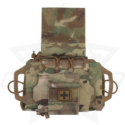 OphidianTac Outdoor First Aid Bag – Rapid Deployment Medium IFAK MOLLE Medical Pouch for Hunting Vest Accessories