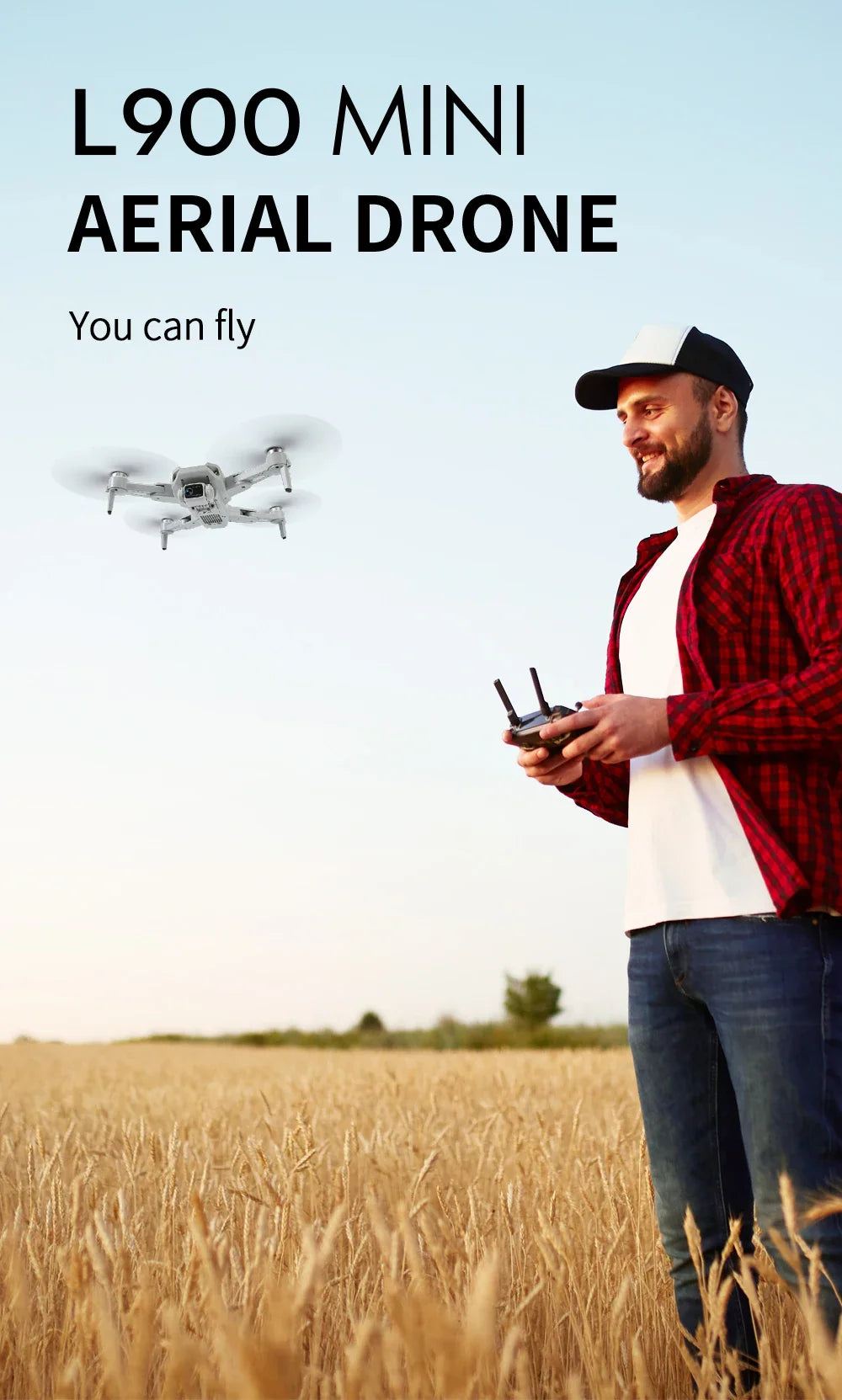 Drone L900 Pro 4K – Professional 5G GPS HD Dual Camera Photography, Brushless Foldable Quadcopter, 1.2KM Distance RC Drone Toys