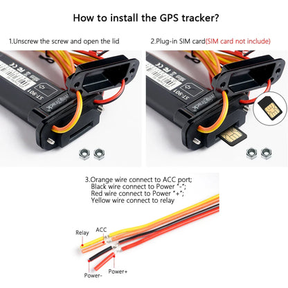 ST-901L 4G Mini Tracker: Waterproof Built-in Battery GPS for Car, Motorcycle - Vehicle GPS Device with Online Tracking Software