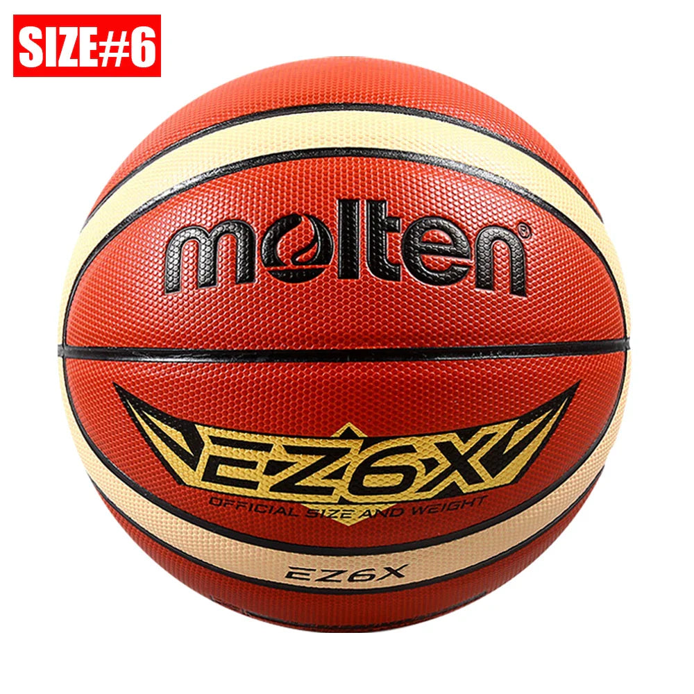2025 Molten Basketball — Official Size 5/6/7 PU Indoor & Outdoor Ball for Men, Training, Match & Team Games
