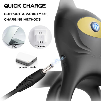 Wireless Remote Vibrating Penis Ring – Couples Cock Ring Stimulator for Delay Ejaculation and Enhanced Pleasure