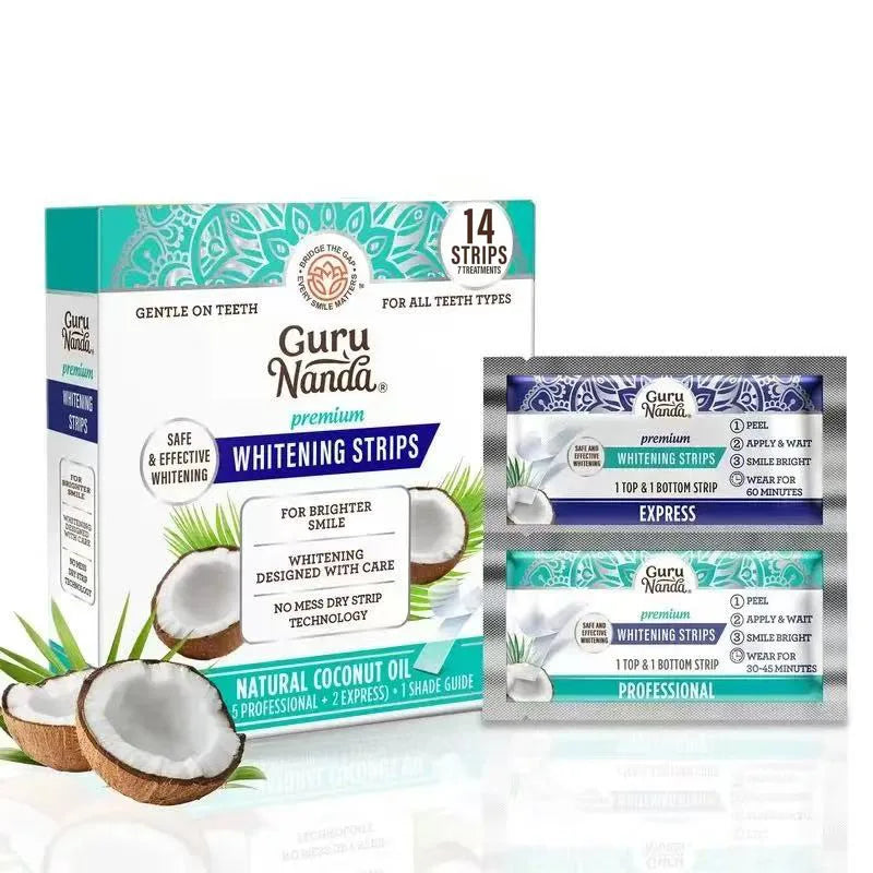 Whitening Strips 7-Day Treatment - Enamel-Safe Teeth Whitening Strips for Sensitive Teeth