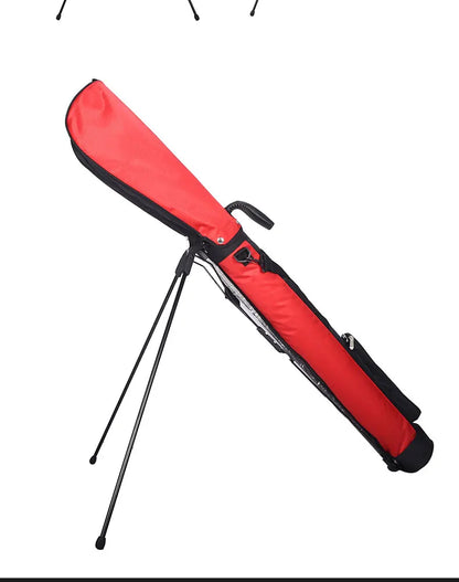 Lightweight Golf Club Bag with Bracket – Waterproof Golf Stand Carry Bag, Golf Gun Rack