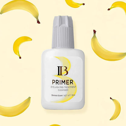 IBeauty Super Bonder Banana Primer — Fast-Dry, Long-Lasting Korean Eyelash Extension Adhesive Booster
