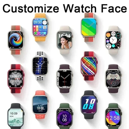 I10 Pro Max Smartwatch with Metal Strap – Sport Fitness Tracker, Custom Dial for Android & iOS, Gift for Men & Women