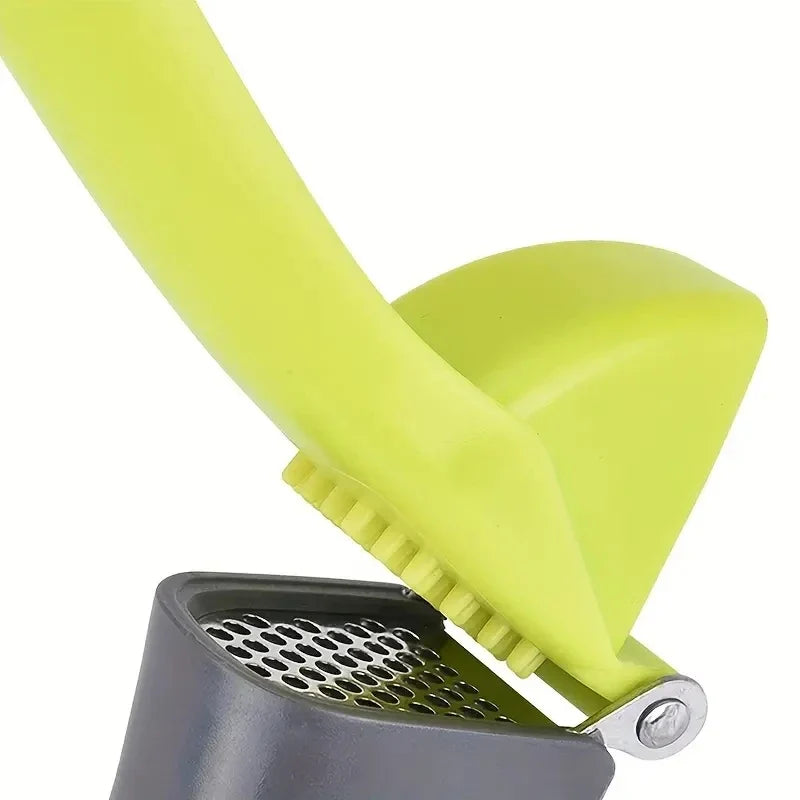 Garlic Press – Small Household and Outdoor Kitchen Tool for Crushing and Squeezing Garlic