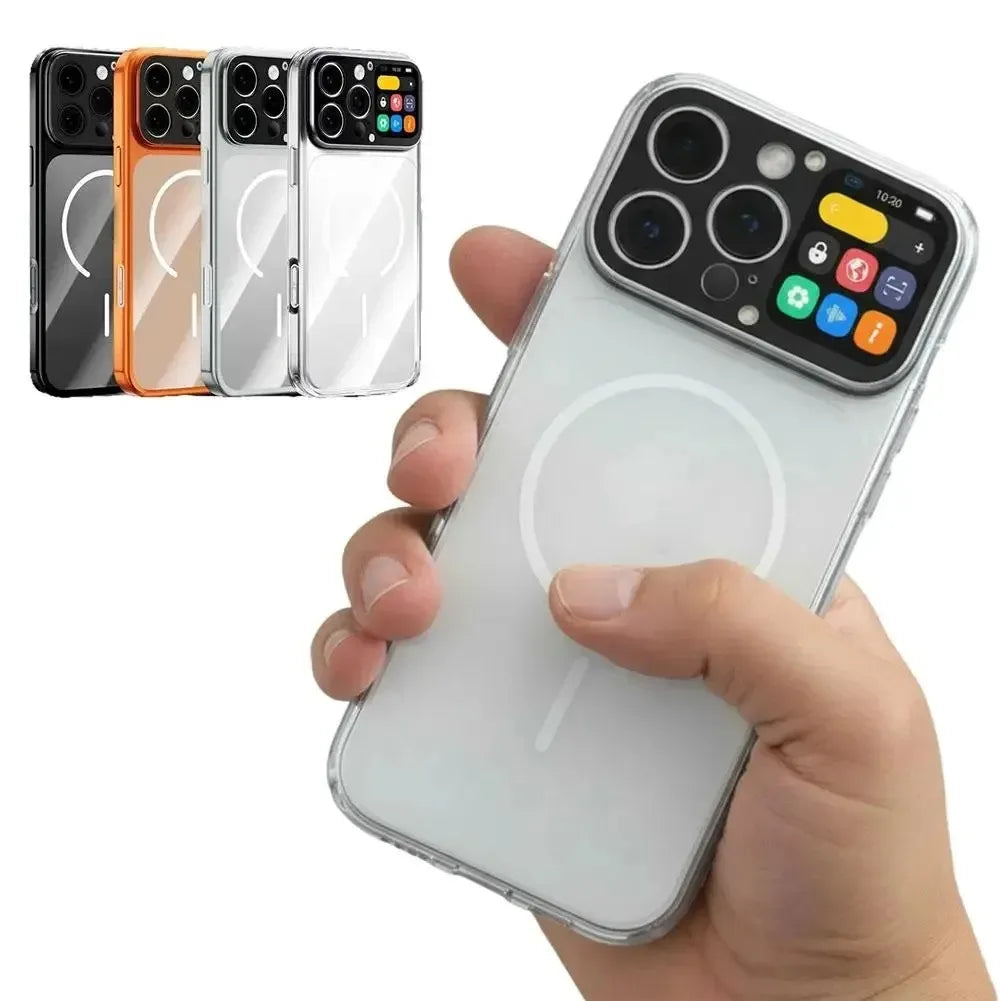 Dynamic Smart Screen iPhone Case - Intelligent Touch Display with Photo Transfer & Video Playback for iPhone 16 Pro Max
