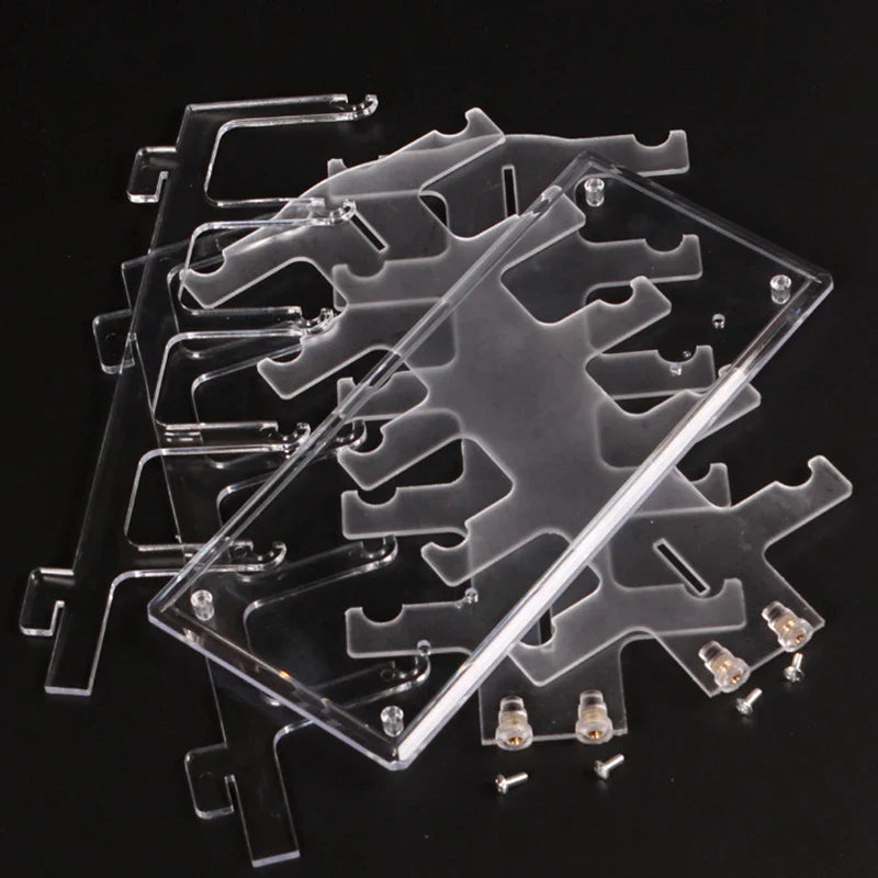 10-Pair Clear Acrylic Sunglasses Display Rack – Eyeglass Frame Organizer & Show Holder