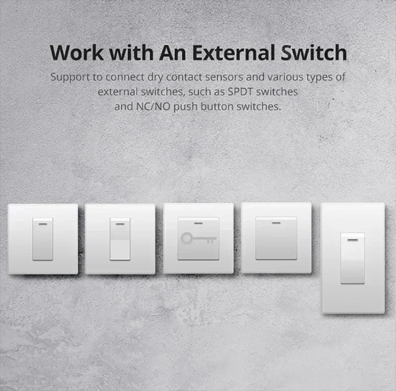 Sonoff Mini R2 WiFi Smart Switch - Remote Control, 2-Way Timer, Wireless DIY Switch with eWeLink App