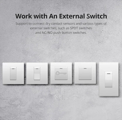 Sonoff Mini R2 WiFi Smart Switch - Remote Control, 2-Way Timer, Wireless DIY Switch with eWeLink App