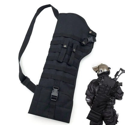 Tactical MOLLE Rifle Scabbard Backpack – Outdoor Hunting Shoulder Shotgun Storage Bag Holster Case for M4, AK & Long Firearms
