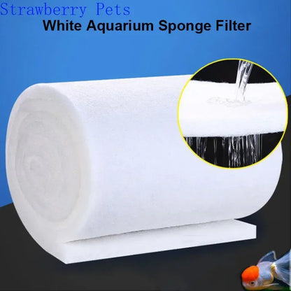Super Thick Biochemical Aquarium Filter Cotton - Sponge Foam for Fish Tank, Bio Skimmer