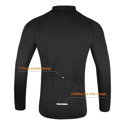 GRSRXX Thermal Winter Cycling Jacket – Unisex MTB Bike Coat & Sleeveless Long Sleeve Cycling Jersey