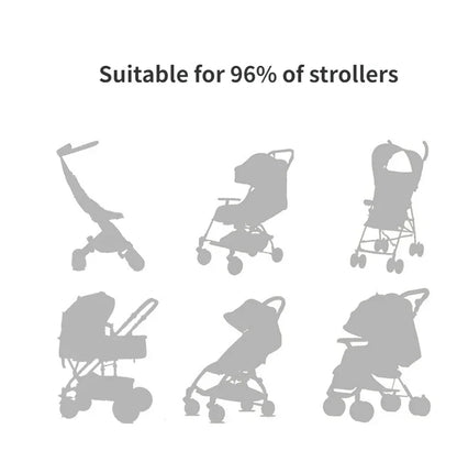 Universal Baby Stroller Organizer & Dust Bag – Pram Cover for Travel, Walker, and Kindergarten Carts