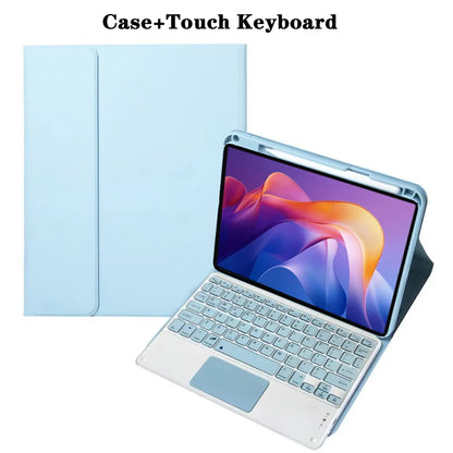 Keyboard Case for Redmi Pad 2 11-inch 2025 — Bluetooth Tablet Case with Pencil Holder for Xiaomi Redmi Pad 2